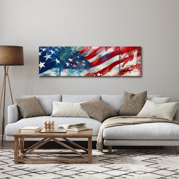 Obraz - Flaga USA (170x50 cm)