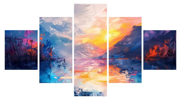 Obraz - Malarstwo krajobrazowe (125x70 cm)