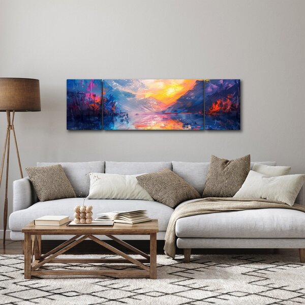 Obraz - Malarstwo krajobrazowe (170x50 cm)