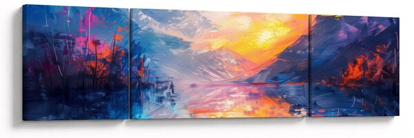 Obraz - Malarstwo krajobrazowe (170x50 cm)