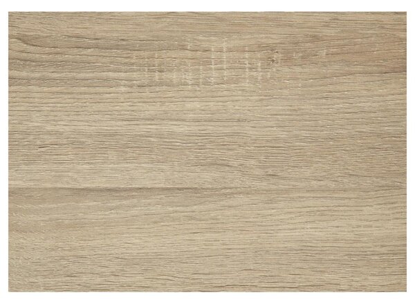 Czarno-naturalny regał w dekorze dębu 77x185 cm Seaford – Actona