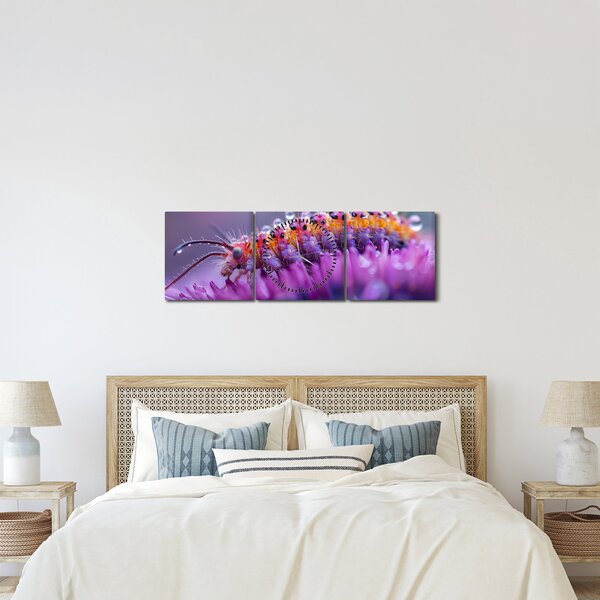 Obraz - Caterpillar (z zegarem) (90x30 cm)