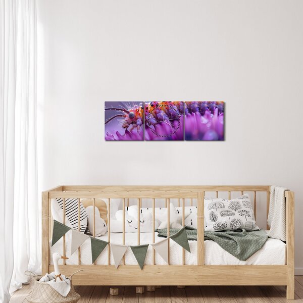 Obraz - Caterpillar (z zegarem) (90x30 cm)