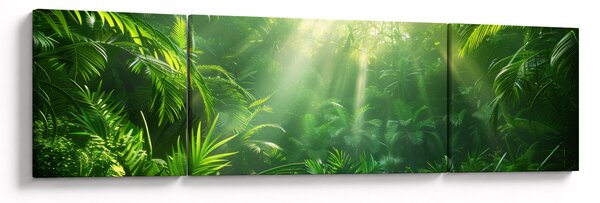 Obraz - Las deszczowy (170x50 cm)