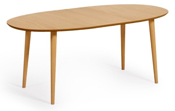Rozkładany stół w dekorze dębu 90x140 cm Oqui – Kave Home