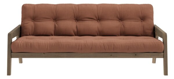 Pomarańczowa rozkładana sofa 204 cm Grab – Karup Design
