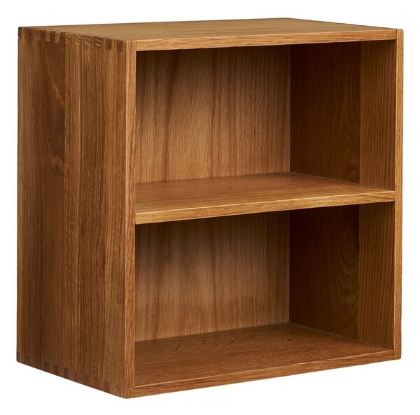 Wielopoziomowa półka z litego drewna dębowego w naturalnym kolorze 18 cm Townsville – House Nordic