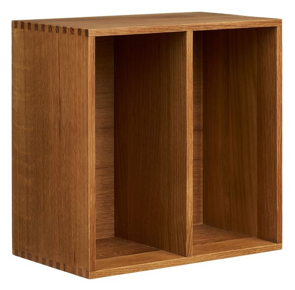 Wielopoziomowa półka z litego drewna dębowego w naturalnym kolorze 18 cm Townsville – House Nordic