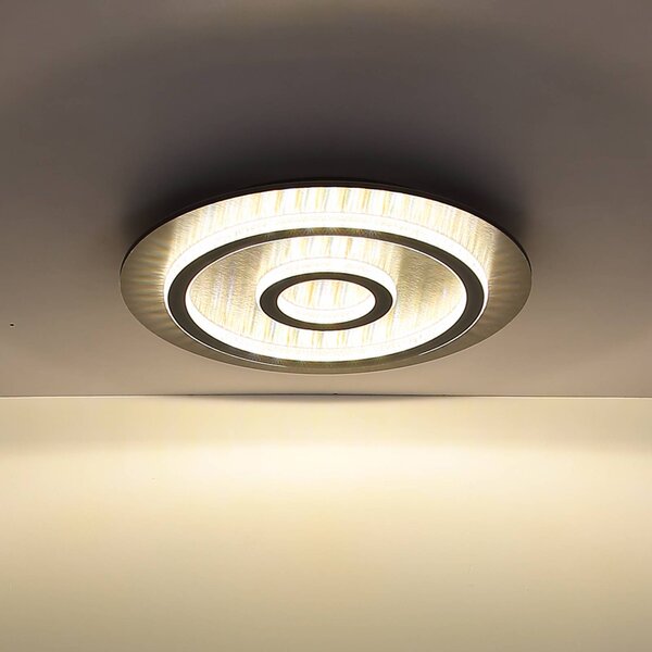 Globo Lampa sufitowa Jayden, możliwość ściemniania, czarny, salon / jadalnia, metal