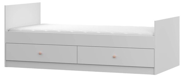 MebleMWM Łóżko OLAF 90x200 | Białe