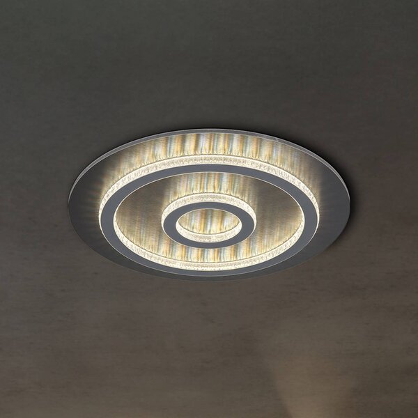 Globo Lampa sufitowa Jayden, możliwość ściemniania, czarny, salon / jadalnia, metal