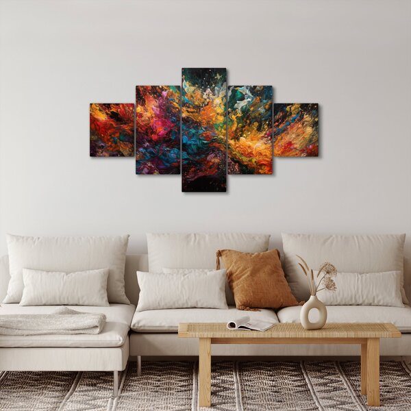 Obraz - Abstrakcja kolorów II. (125x70 cm)
