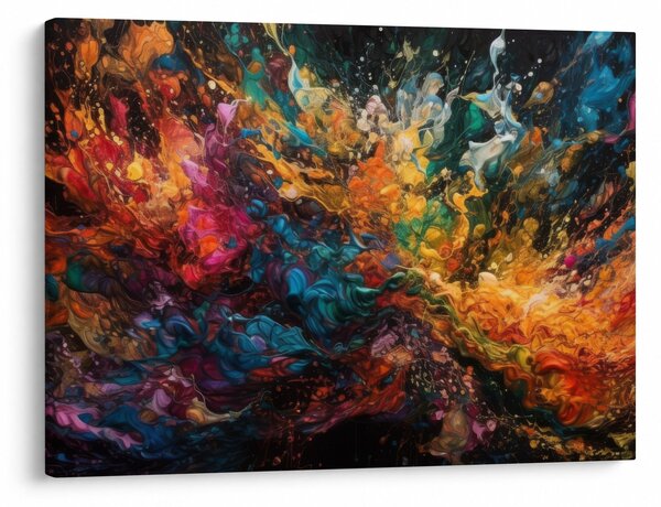 Obraz - Abstrakcja kolorów II. (70x50 cm)