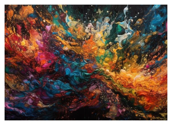 Obraz - Abstrakcja kolorów II. (70x50 cm)