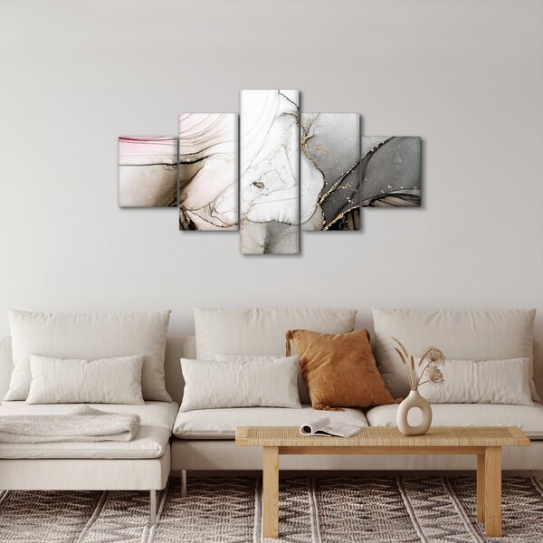 Obraz - Atrament marmurkowy (125x70 cm)