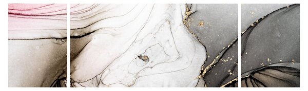 Obraz - Atrament marmurkowy (170x50 cm)