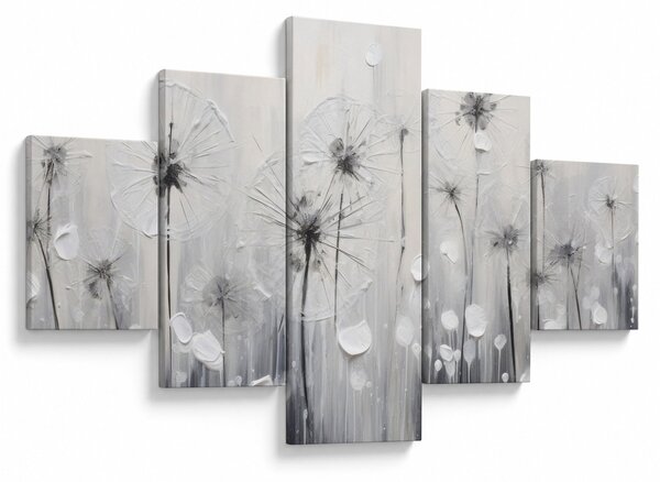 Obraz - Mlecze, malarstwo (125x70 cm)