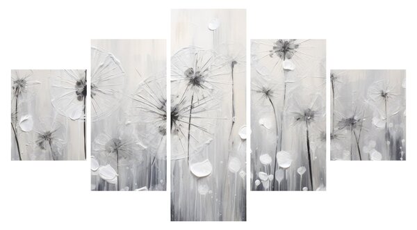 Obraz - Mlecze, malarstwo (125x70 cm)