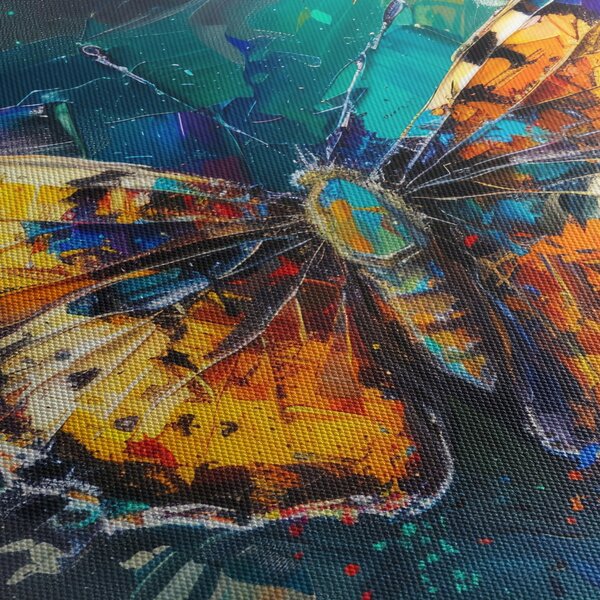 Obraz - Motyl, obraz olejny (70x50 cm)