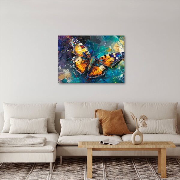 Obraz - Motyl, obraz olejny (70x50 cm)