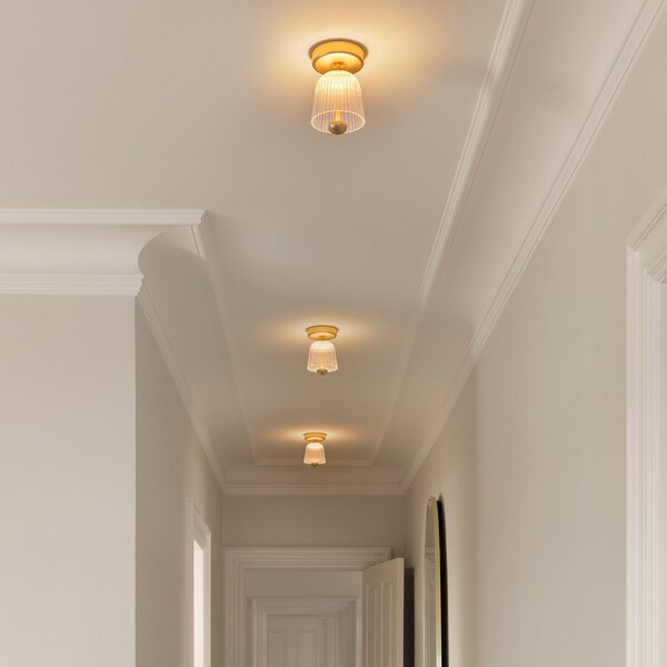 Lampa Sufitowa Nuura Aps, Asteea, ściemnialny, złoty | mosiężny, salon, metal, skandynawski
