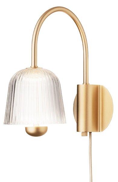 Lampa Ścienna Nuura Aps, Asteea, ściemnialny, złoty | mosiężny, salon, metal, skandynawski