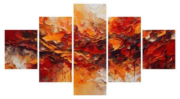 Obraz - Abstrakcja (125x70 cm)