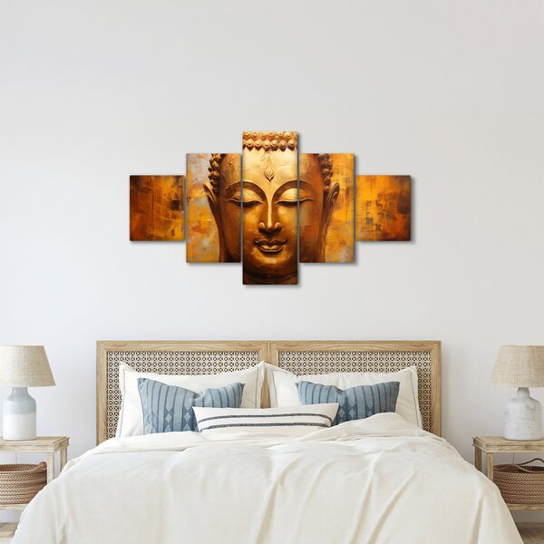 Obraz - Budda, obraz olejny (125x70 cm)