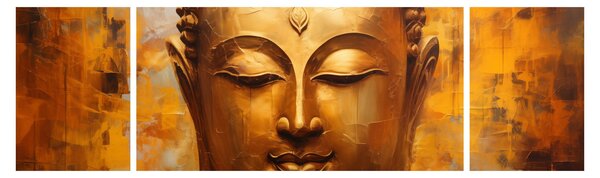 Obraz - Budda, obraz olejny (170x50 cm)