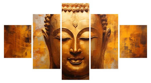 Obraz - Budda, obraz olejny (125x70 cm)