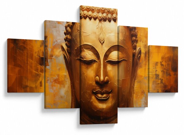 Obraz - Budda, obraz olejny (125x70 cm)