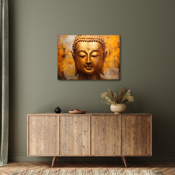 Obraz - Budda, obraz olejny (70x50 cm)