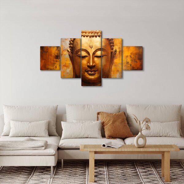 Obraz - Budda, obraz olejny (125x70 cm)