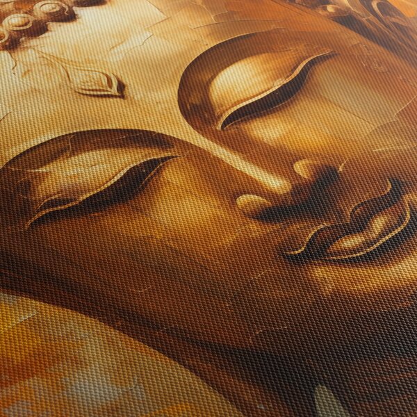 Obraz - Budda, obraz olejny (170x50 cm)