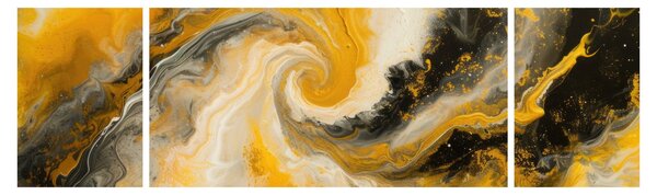 Obraz - Abstrakcja spiralna (170x50 cm)