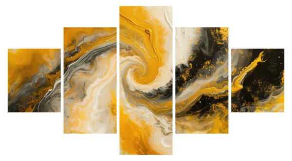 Obraz - Abstrakcja spiralna (125x70 cm)