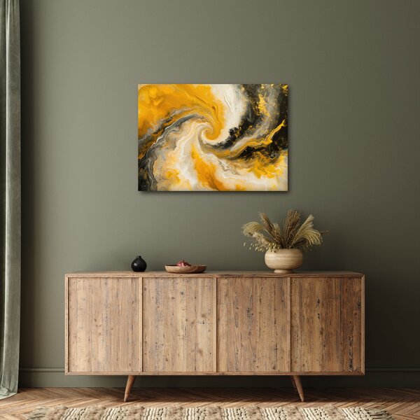 Obraz - Abstrakcja spiralna (70x50 cm)