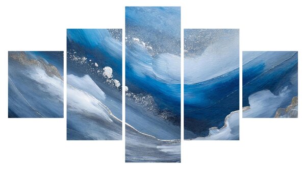 Obraz - Abstrakcja oceanu (125x70 cm)