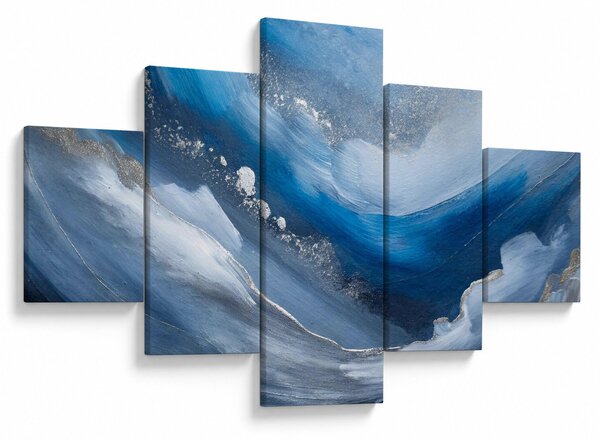 Obraz - Abstrakcja oceanu (125x70 cm)