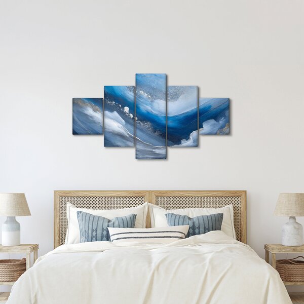 Obraz - Abstrakcja oceanu (125x70 cm)