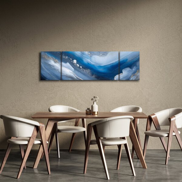 Obraz - Abstrakcja oceanu (170x50 cm)