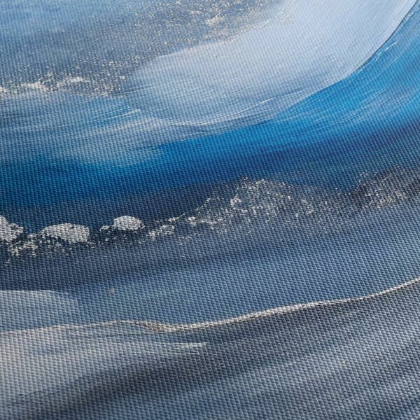 Obraz - Abstrakcja oceanu (170x50 cm)