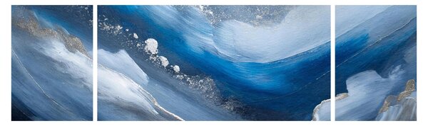 Obraz - Abstrakcja oceanu (170x50 cm)