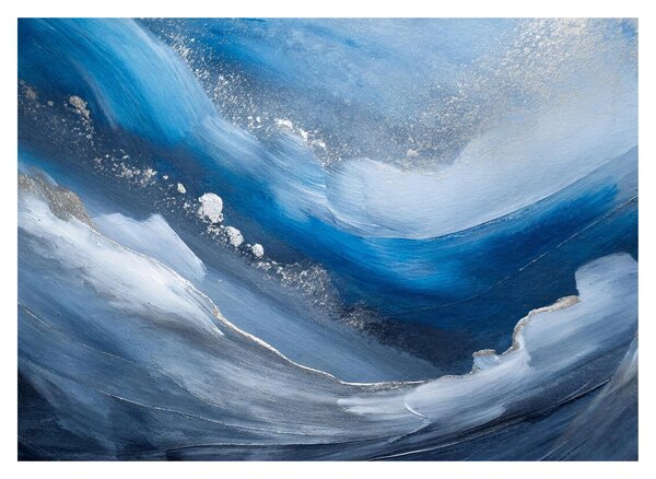 Obraz na szkle - Abstrakcja oceanu (70x50 cm)