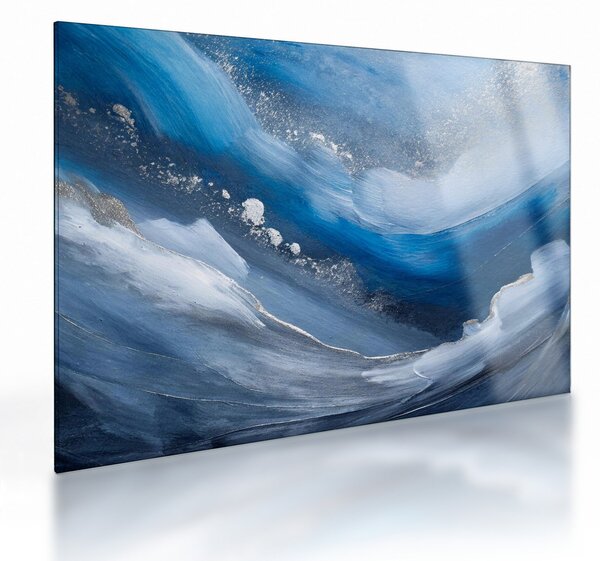 Obraz na szkle - Abstrakcja oceanu (70x50 cm)