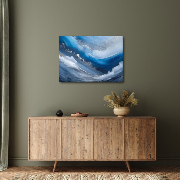 Obraz - Abstrakcja oceanu (70x50 cm)