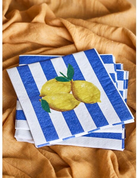 Papierowe serwetki zestaw 20 szt. 33x33 cm Limone – Bloomingville