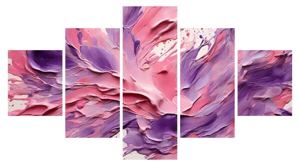 Obraz - Romantyczna abstrakcja (125x70 cm)