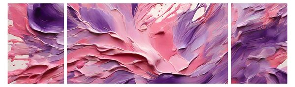 Obraz - Romantyczna abstrakcja (170x50 cm)