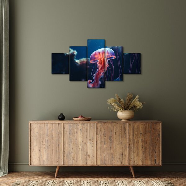 Obraz - Meduza (125x70 cm)